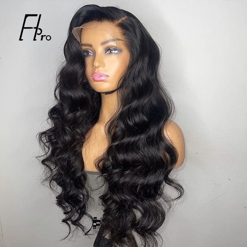 Wholesale 13x6 Lace Front Wig Free Part Hair Body Wave Natural Color